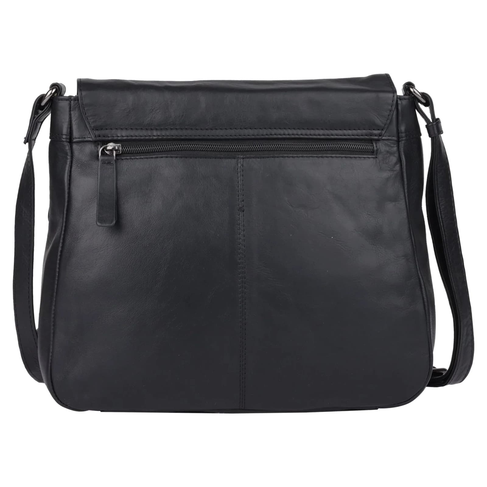 Kožená crossbody kabelka Bellicci Silva, černá 3