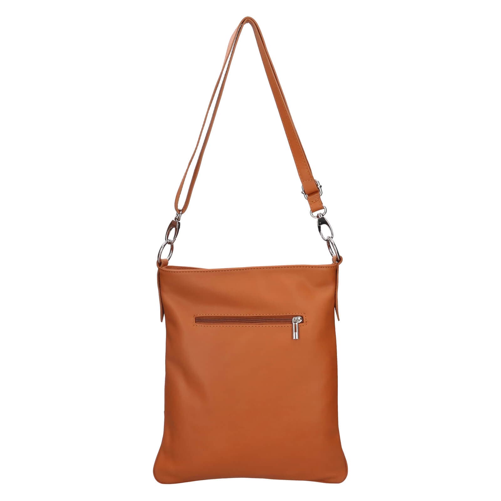 Kožená crossbody kabelka Italia Pia, hnědá 3