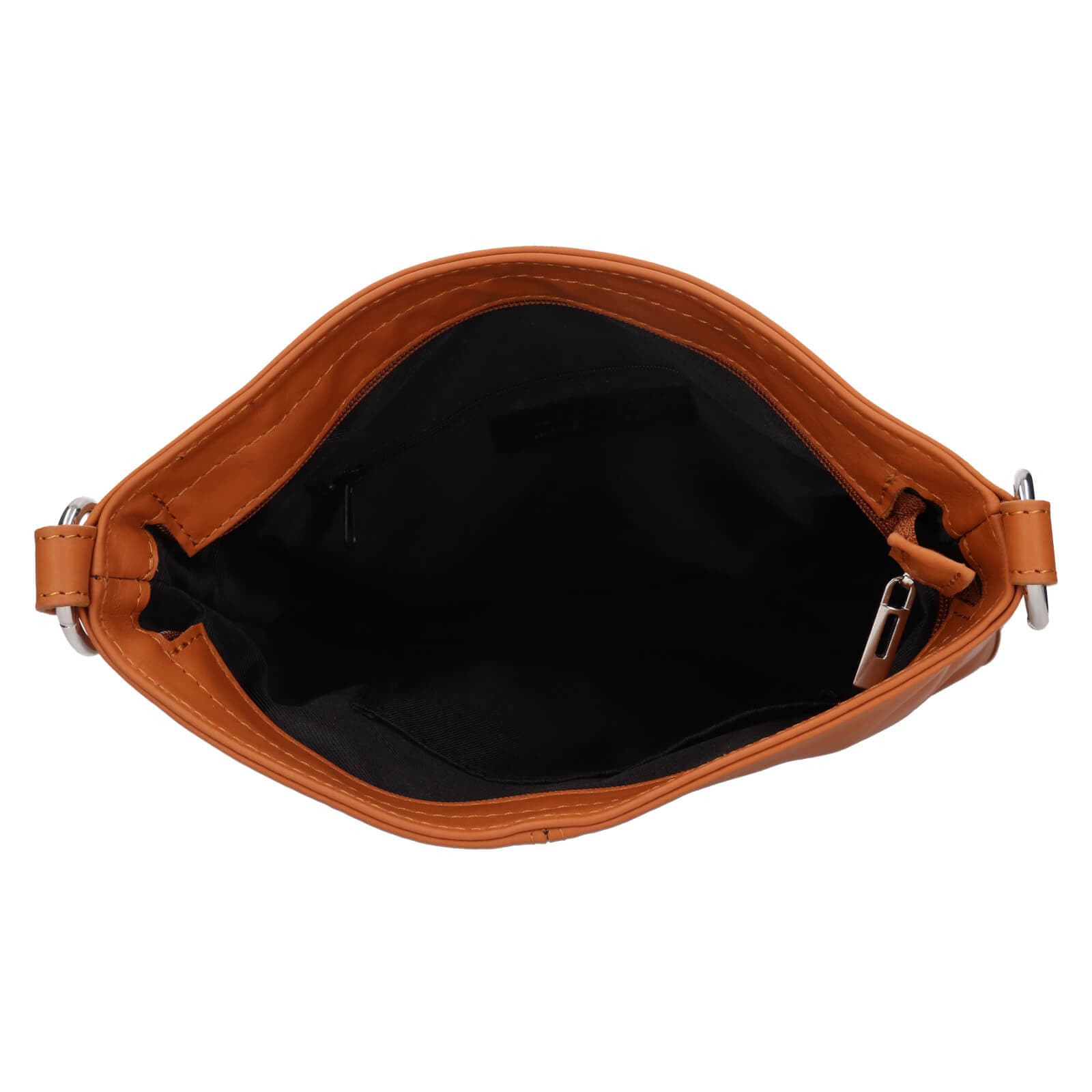 Kožená crossbody kabelka Italia Pia, hnědá 6