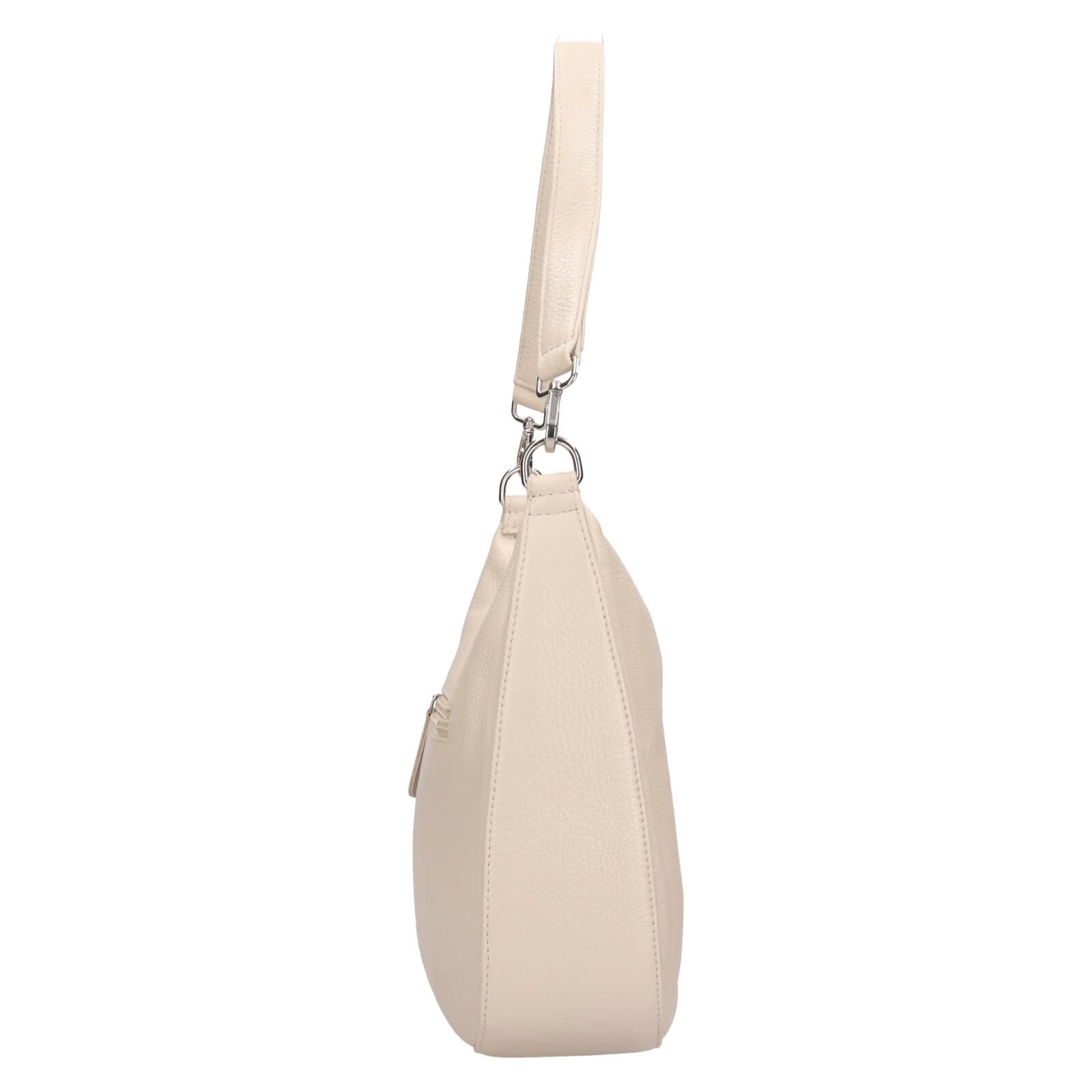 Kožená crossbody kabelka Justified Milly, béžová 4