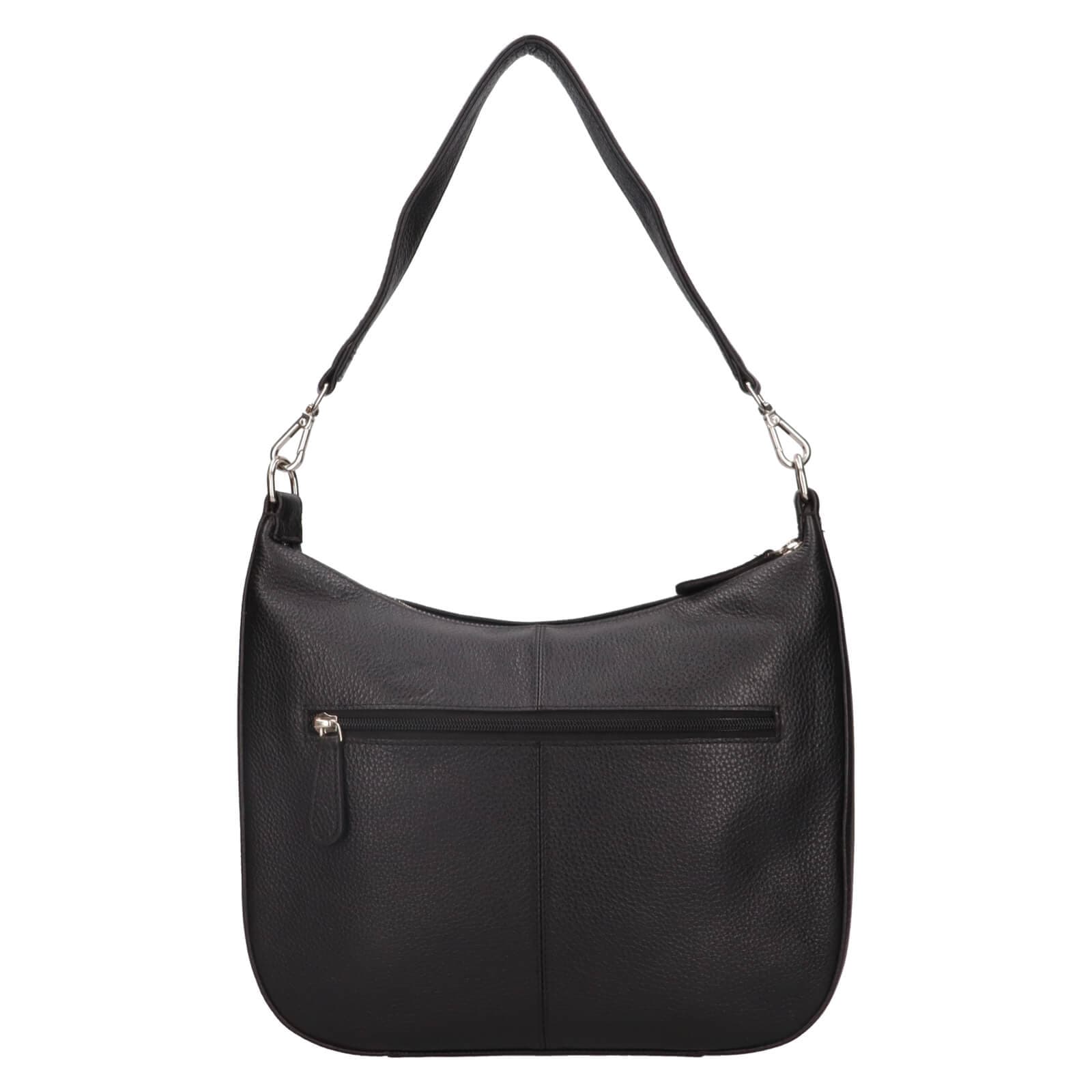 Kožená crossbody kabelka Justified Milly, černá 3