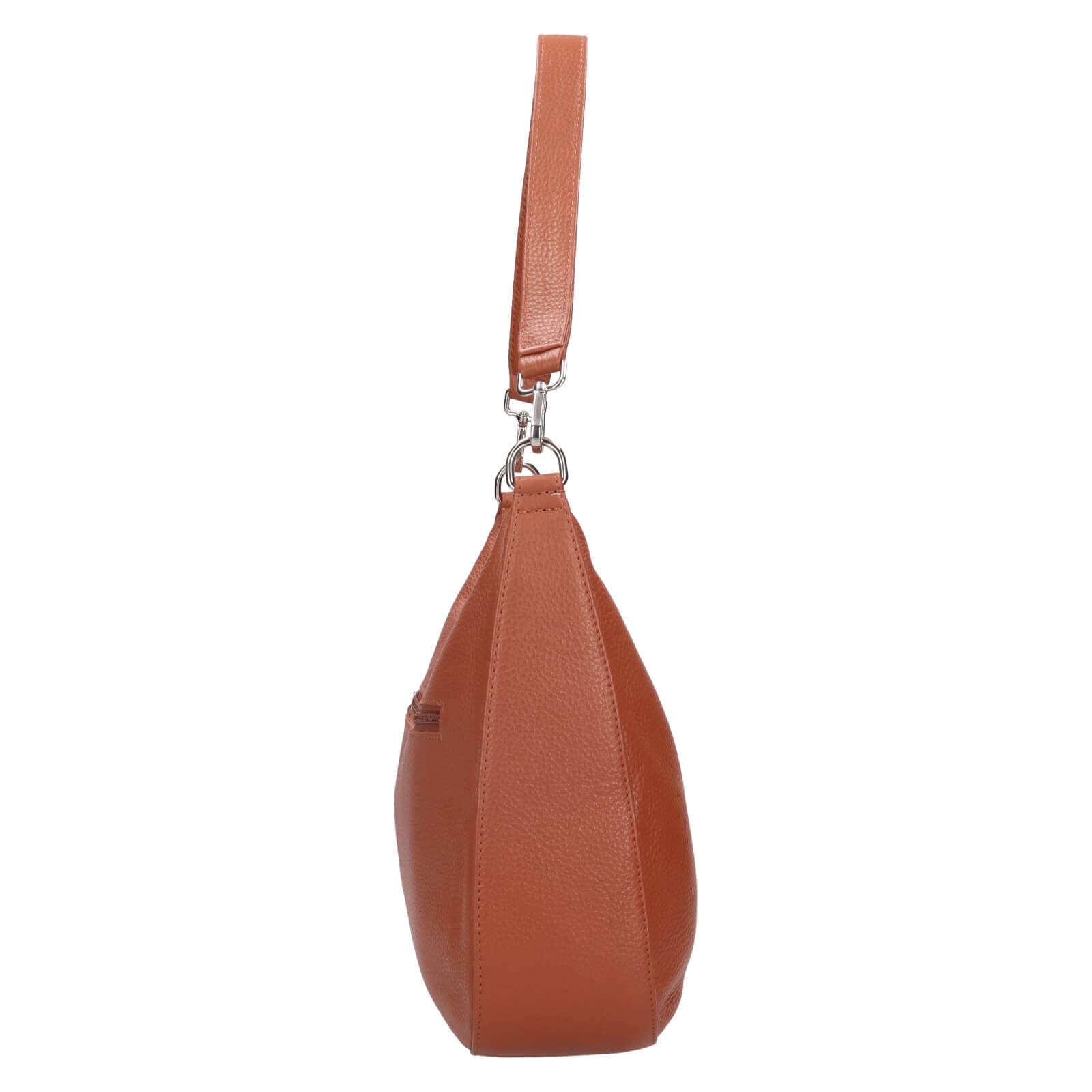 Kožená crossbody kabelka Justified Milly, hnědá 4