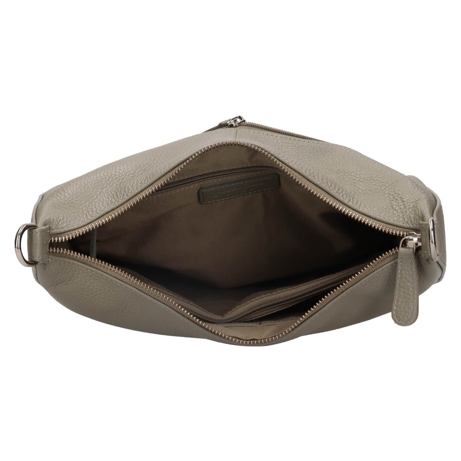 Kožená crossbody kabelka Justified Milly, zelená 6