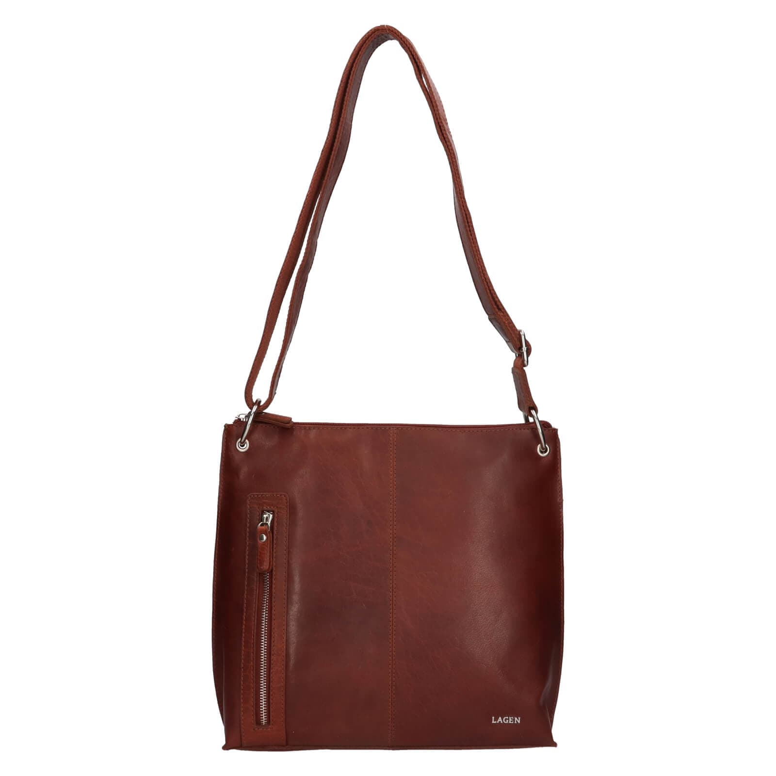 Crossbody kabelka Lagen Ambra, hnědá