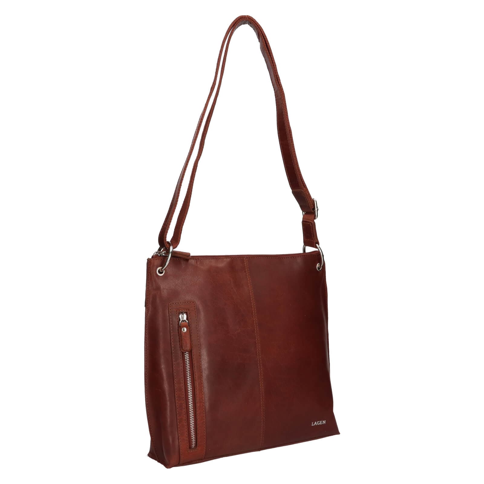 Crossbody kabelka Lagen Ambra, hnědá 2