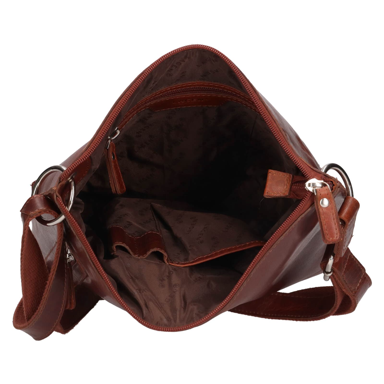 Crossbody kabelka Lagen Ambra, hnědá 6