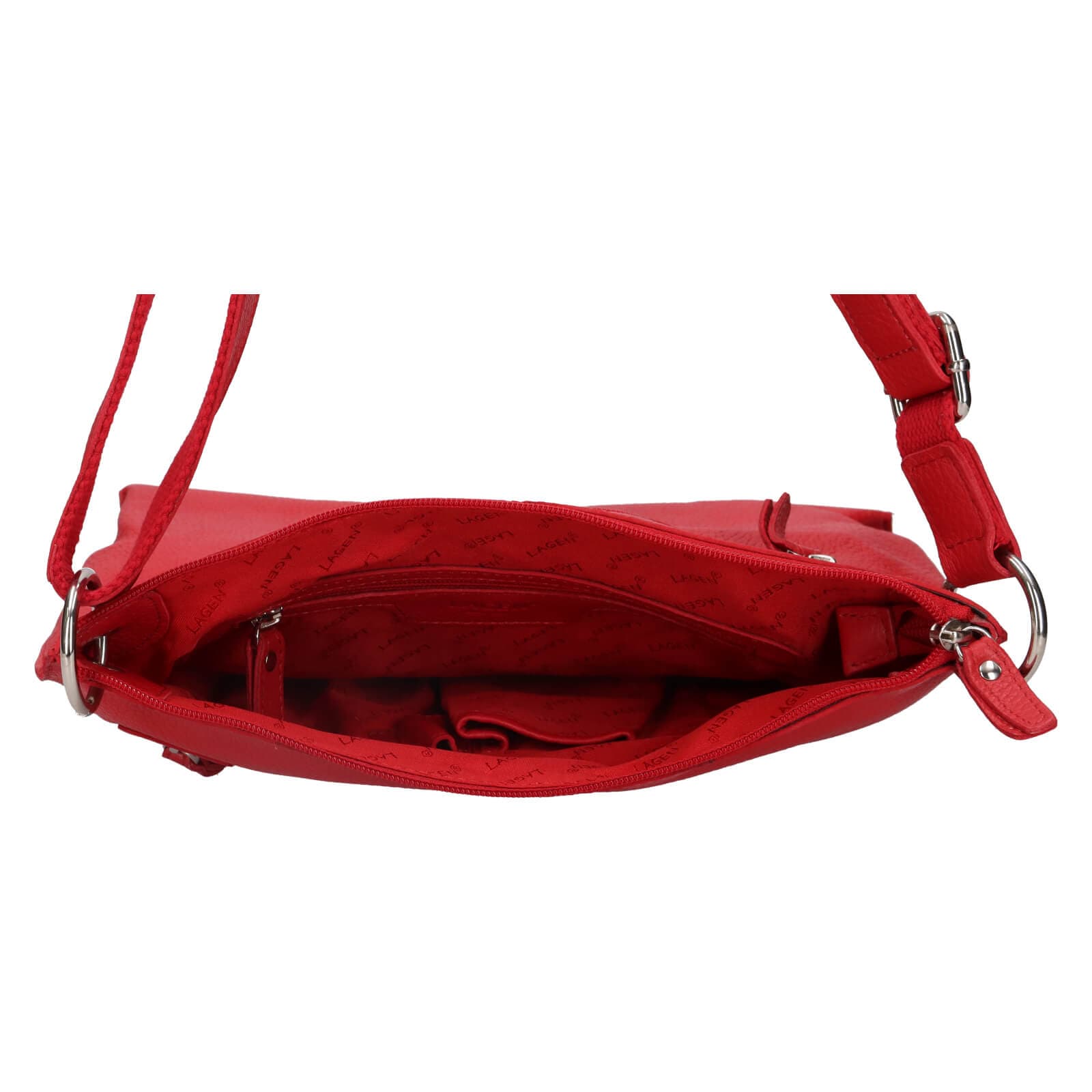 Crossbody kabelka Lagen Ambra, červená 6