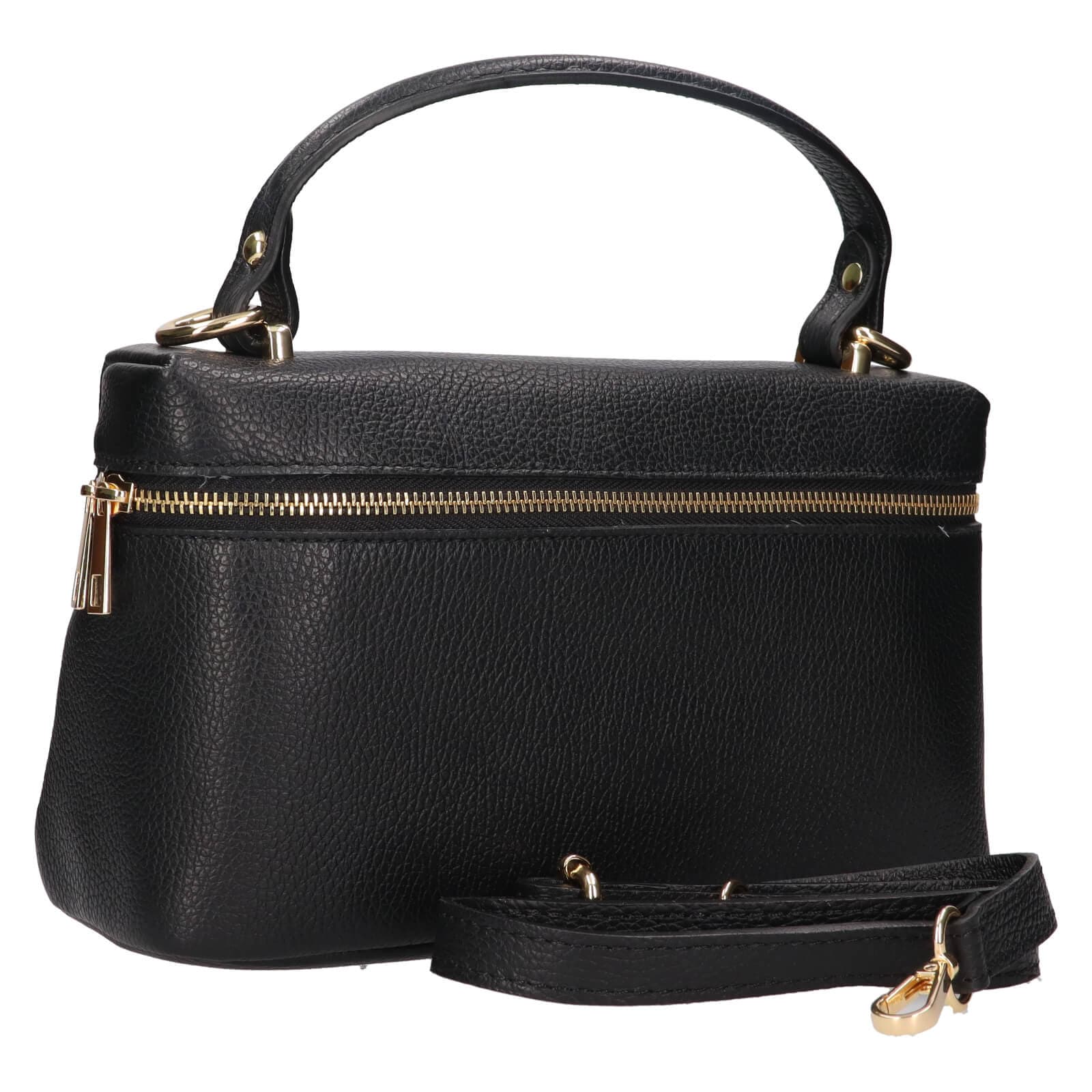 Kožená crossbody kabelka Italia Siva 2