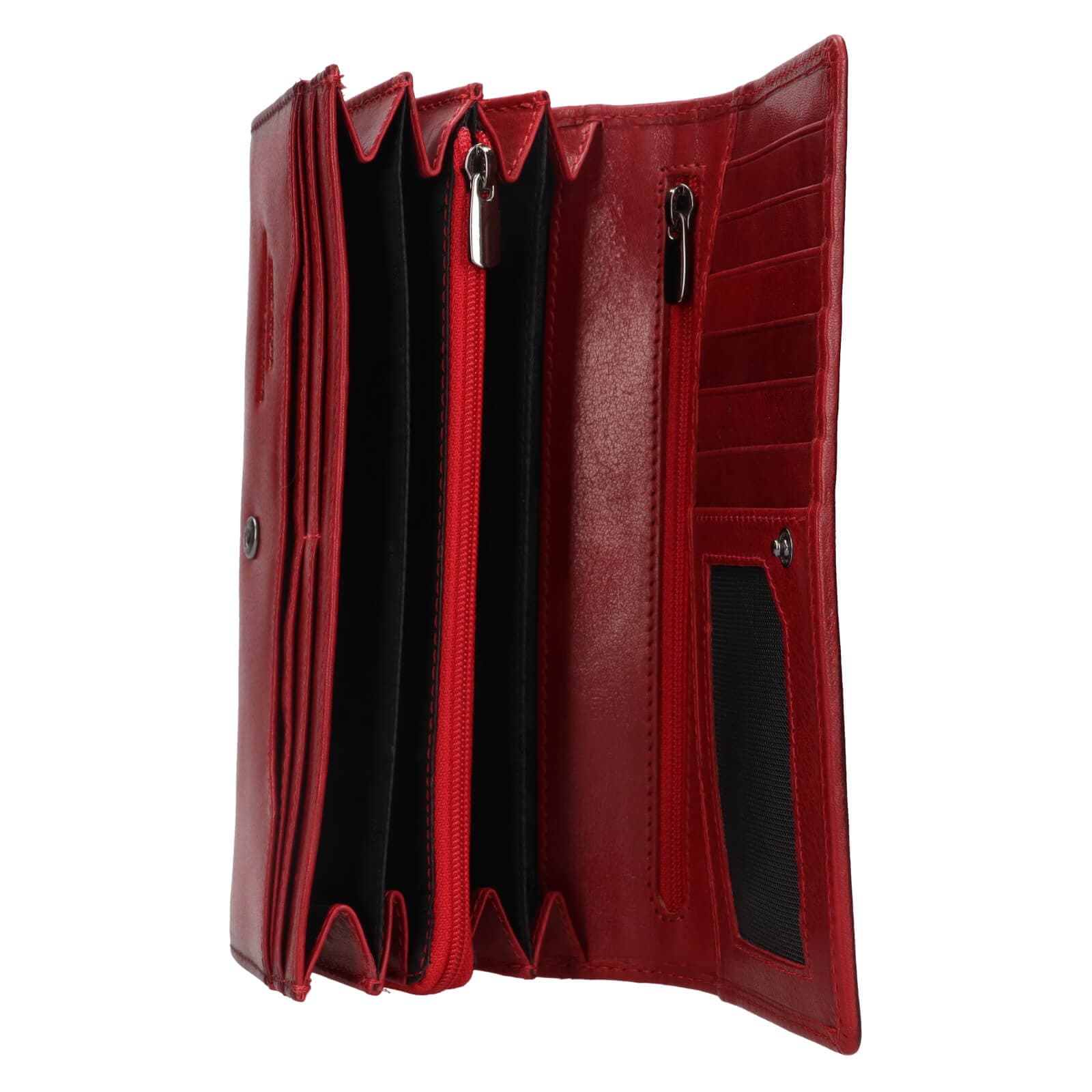 Kožená peněženka Lagen Grete, červená 6