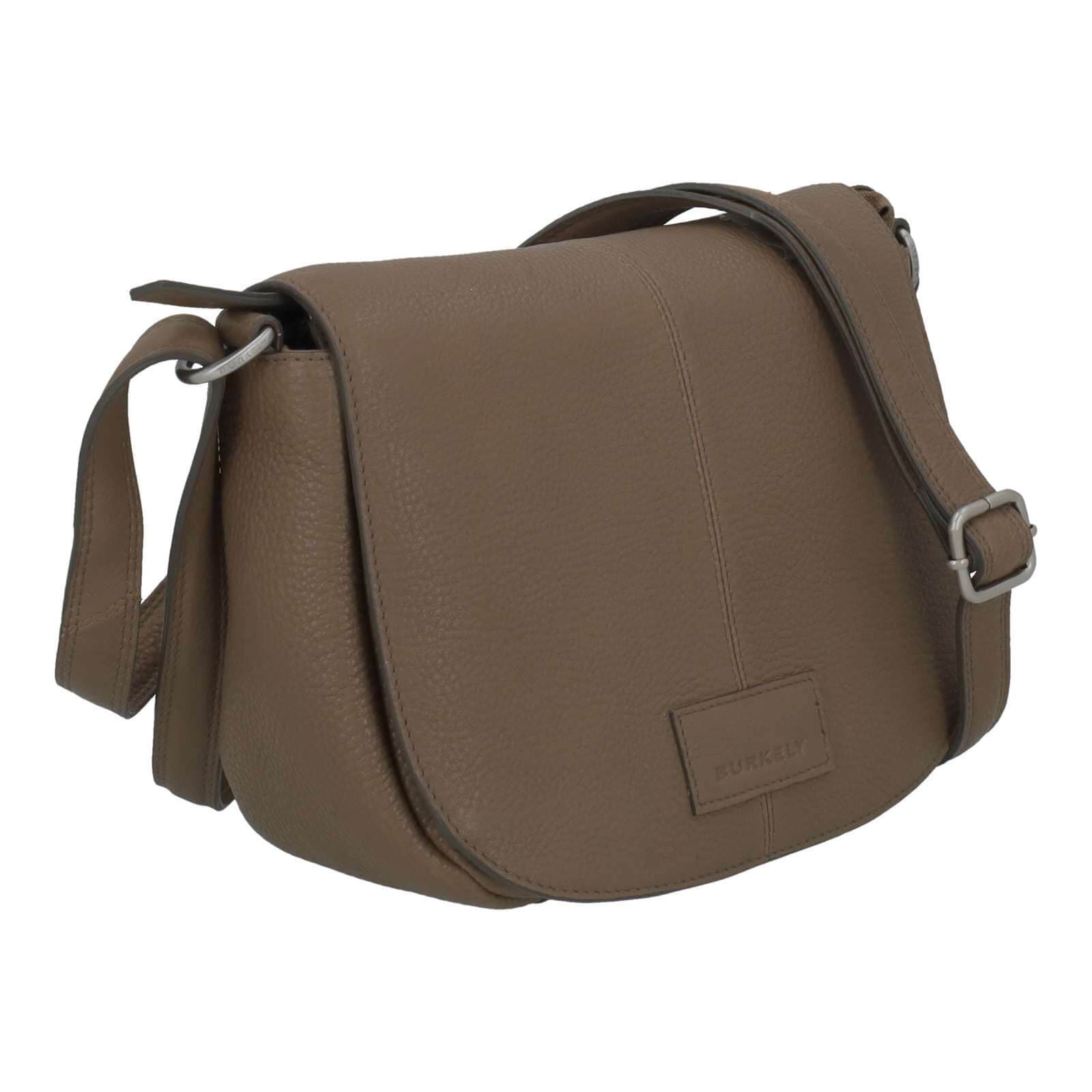 Crossbody kožená kabelka Burkely Liva, hnědá 2