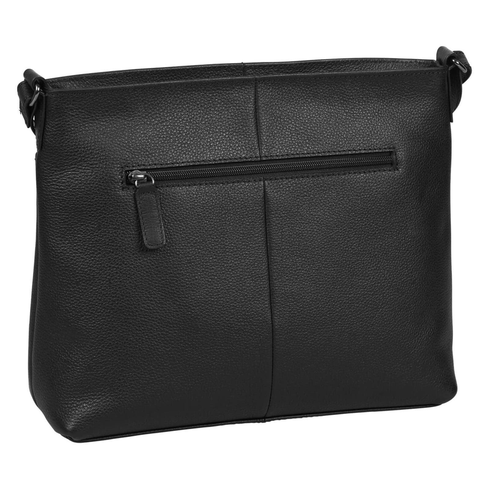 Crossbody kožená kabelka Burkely Casey, černá 3