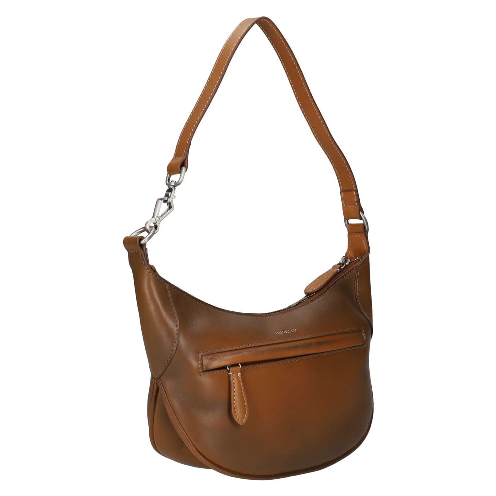Crossbody kožená kabelka Burkely Estero, hnědá 3
