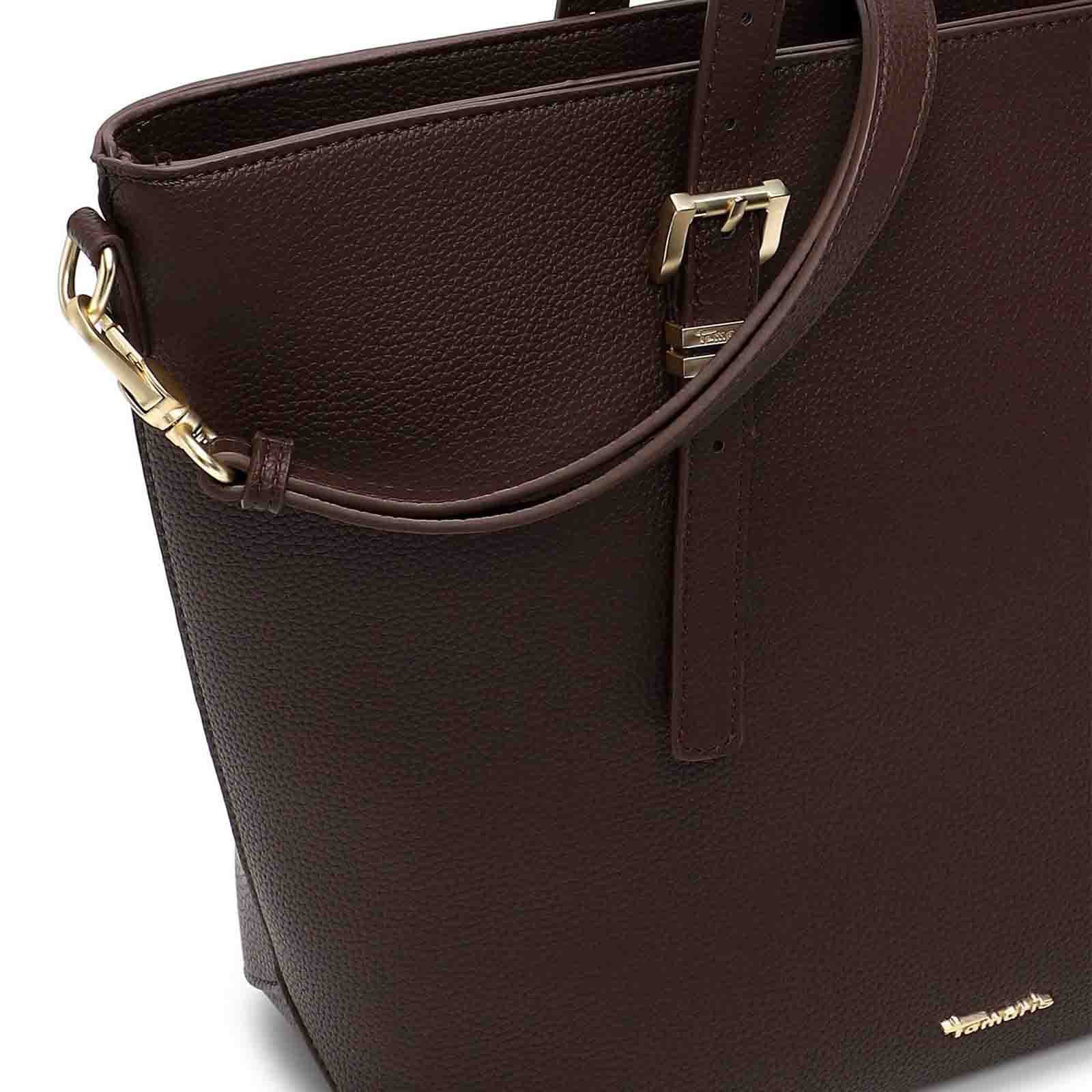 Shopper kabelka Tamaris Mareen, hnědá 4