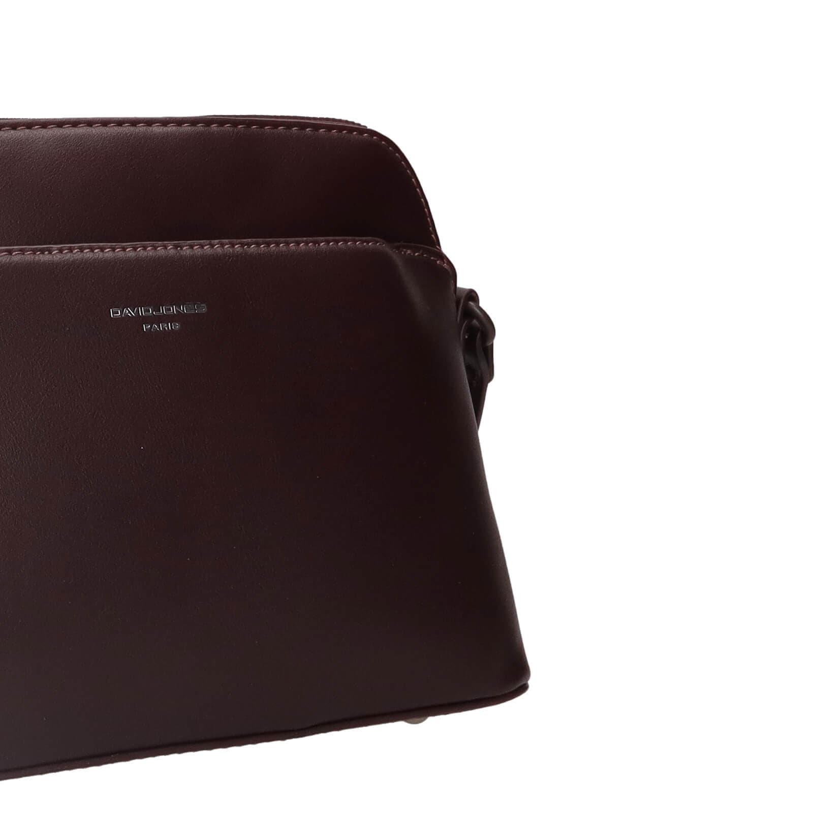 Crossbody kabelka David Jones Nerina, hnědá 5