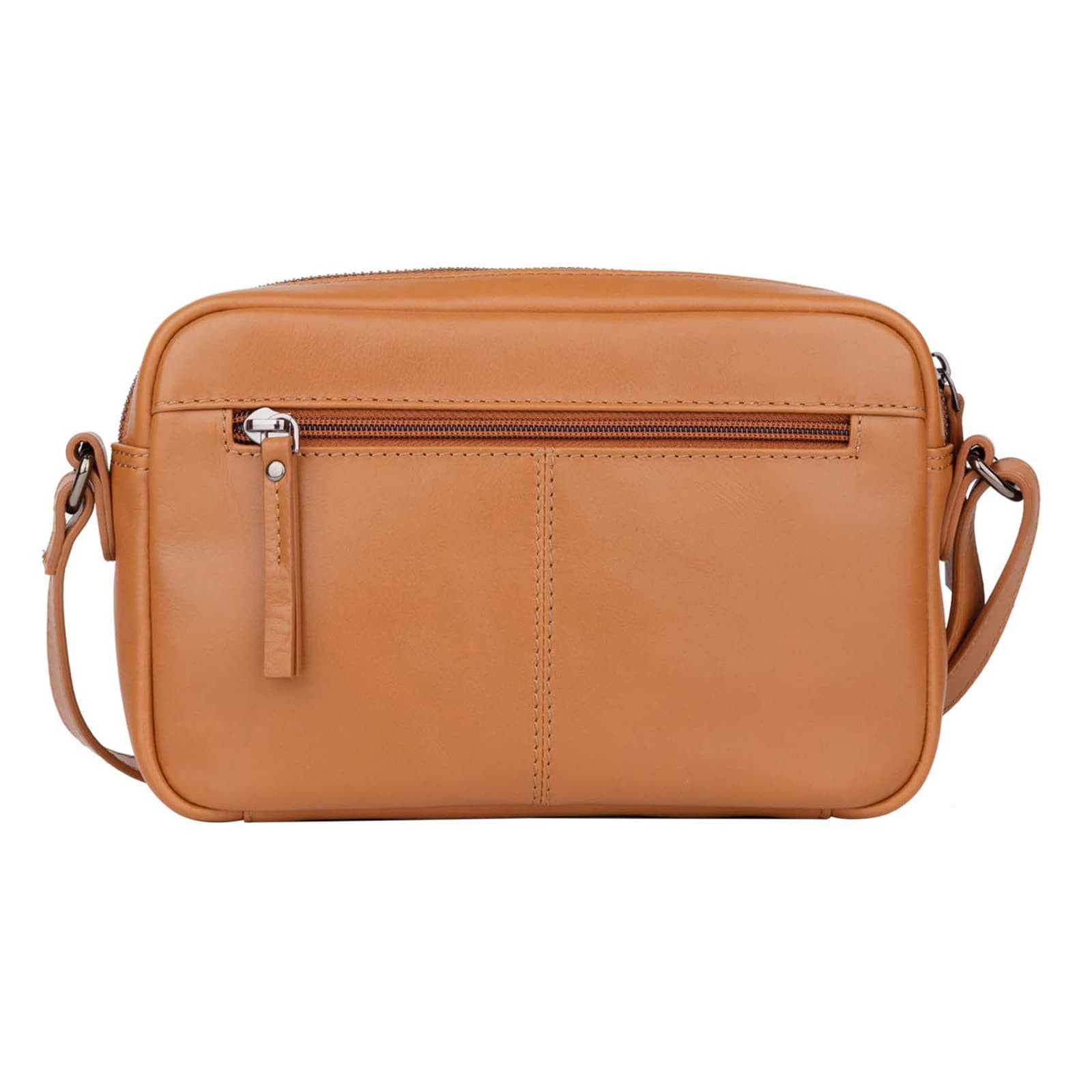 Kožená crossbody kabelka Bellicci Pia, hnědá 3