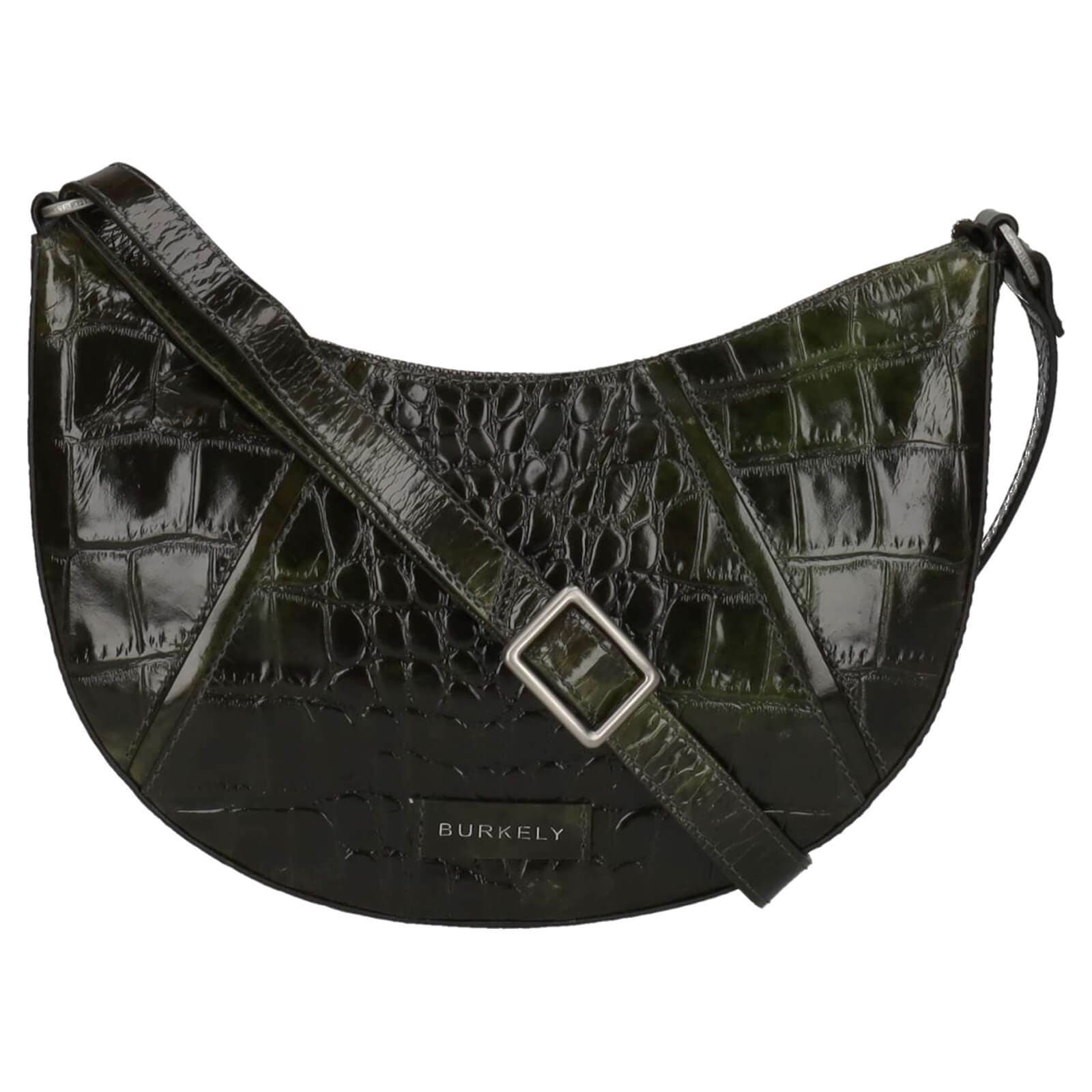 Kožená crossbody kabelka Burkely Serena, zelená