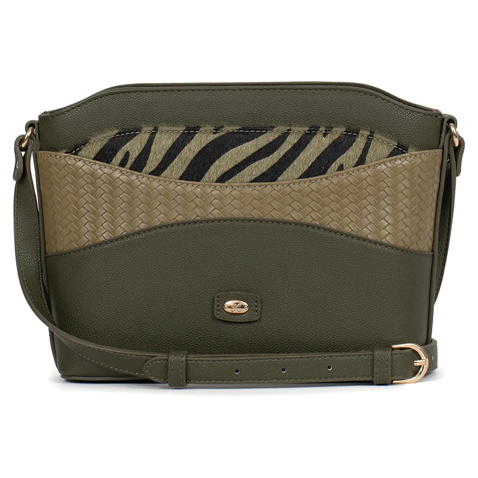 Crossbody kabelka Hexagona Zoé, zelená