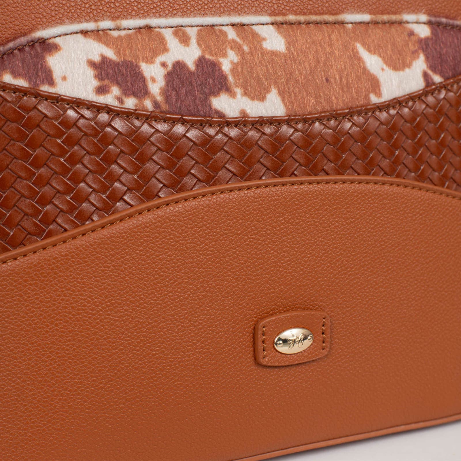 Crossbody kabelka Hexagona Zoé, hnědá 4