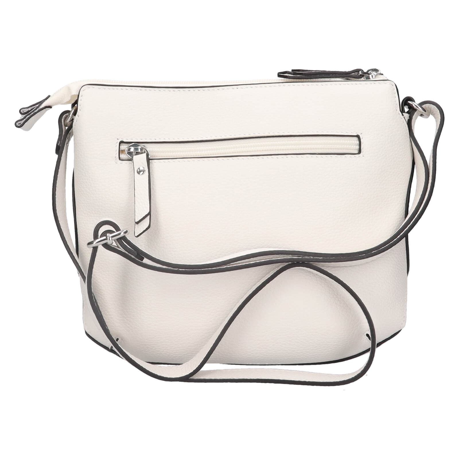 Kožená crossbody kabelka Katana Célina, bílá 3