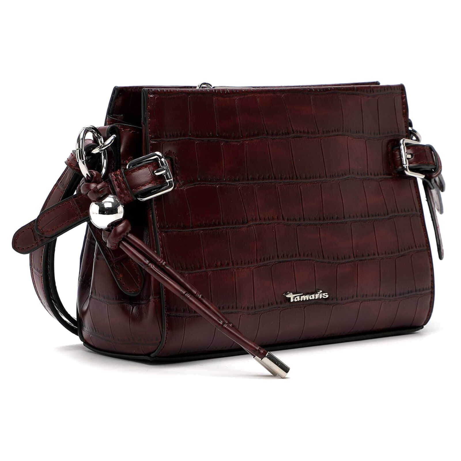 Malá crossbody kabelka Tamaris Marion, vínová 2