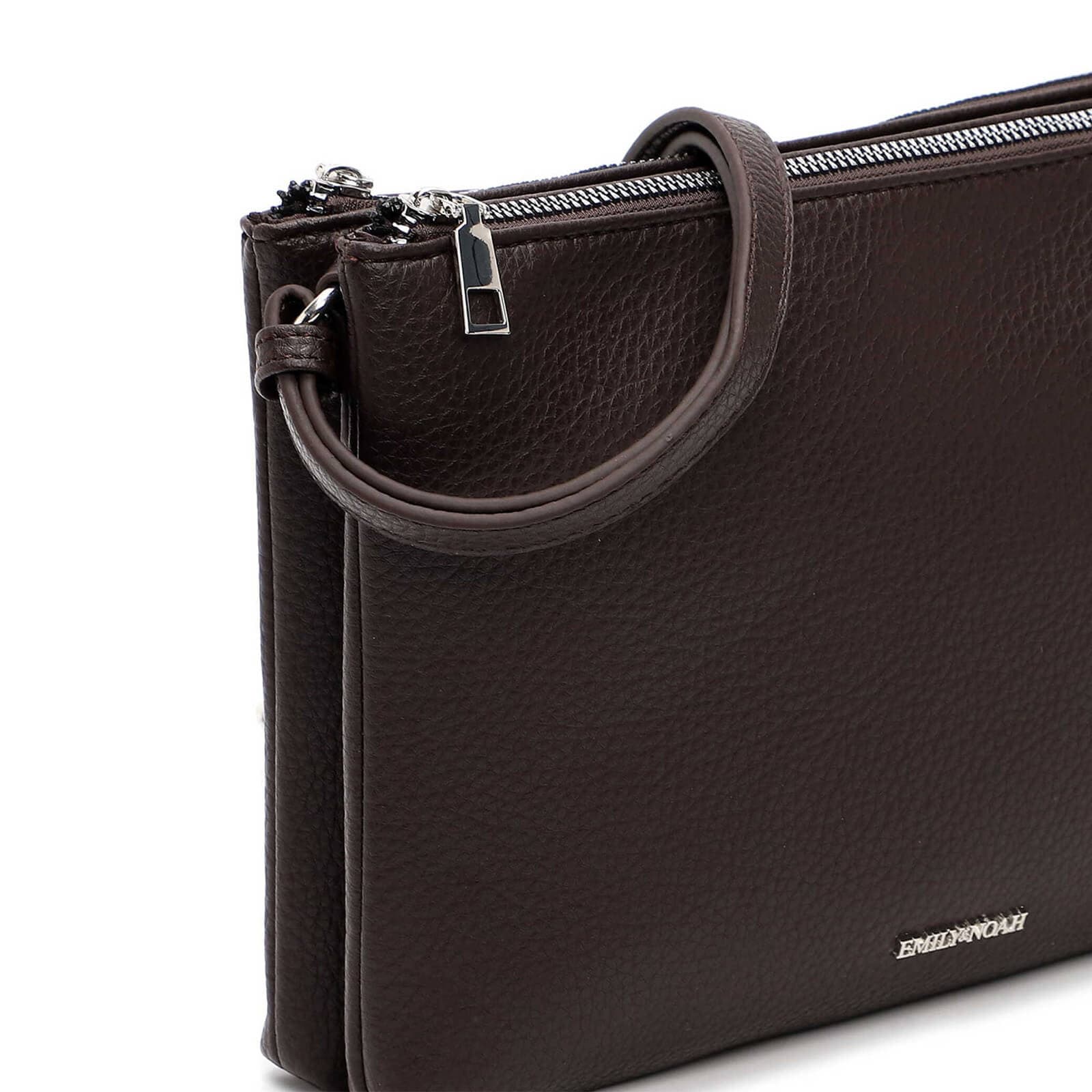 Crossbody kabelka Emily & Noah Ludowika, hnědá 4