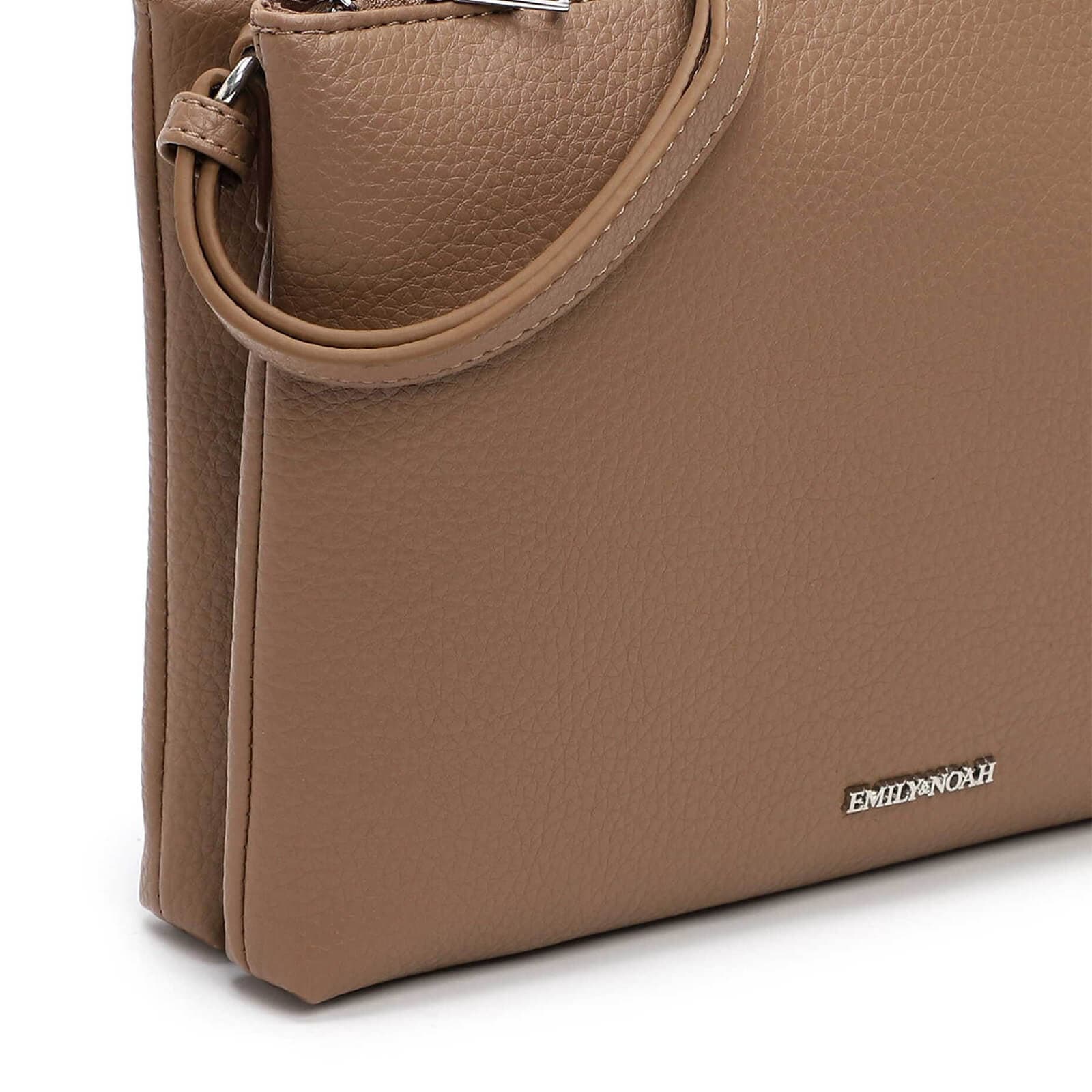 Crossbody kabelka Emily & Noah Ludowika, hnědá 4