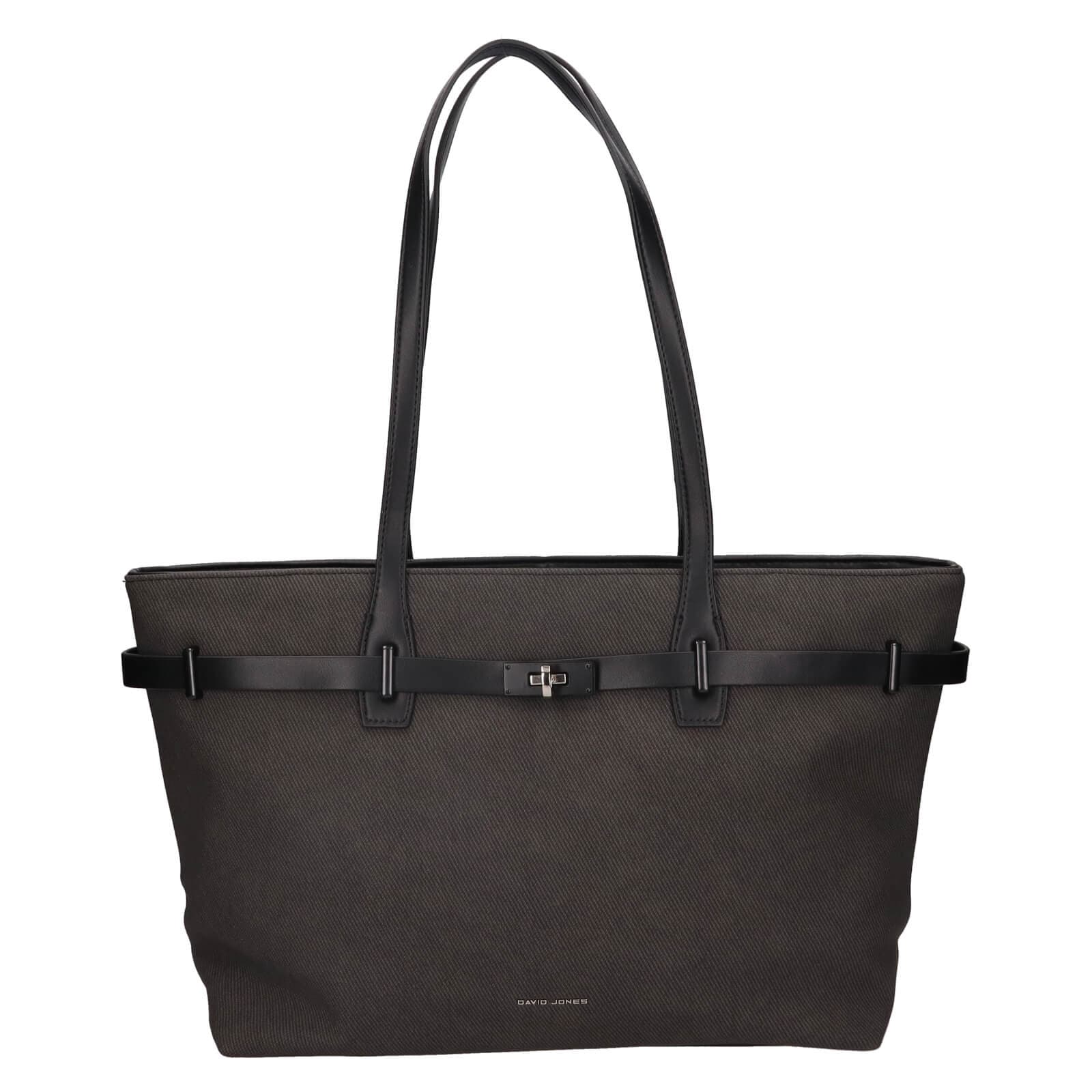 Shopper kabelka David Jones Isaline, černá