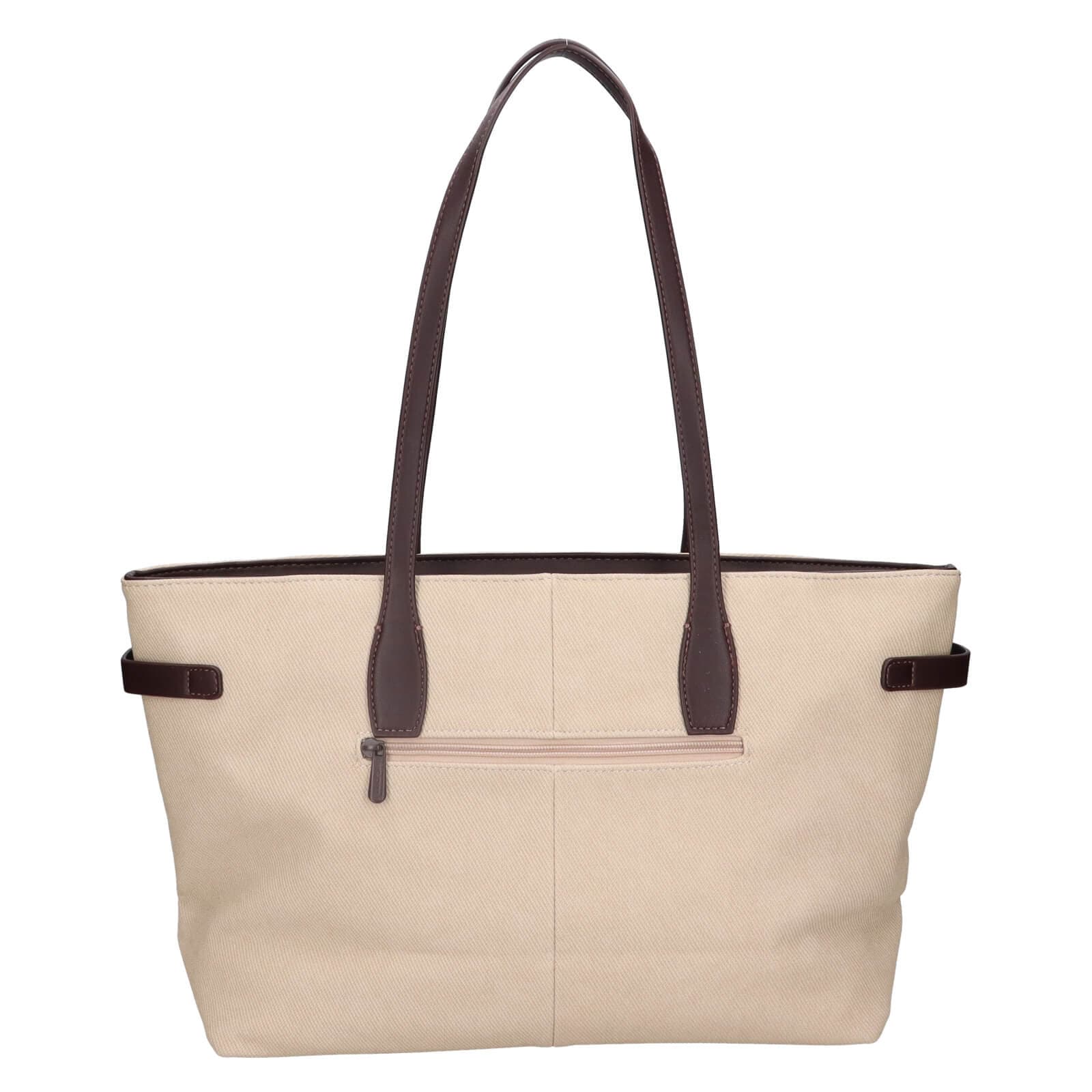 Shopper kabelka David Jones Isaline, krémová 3