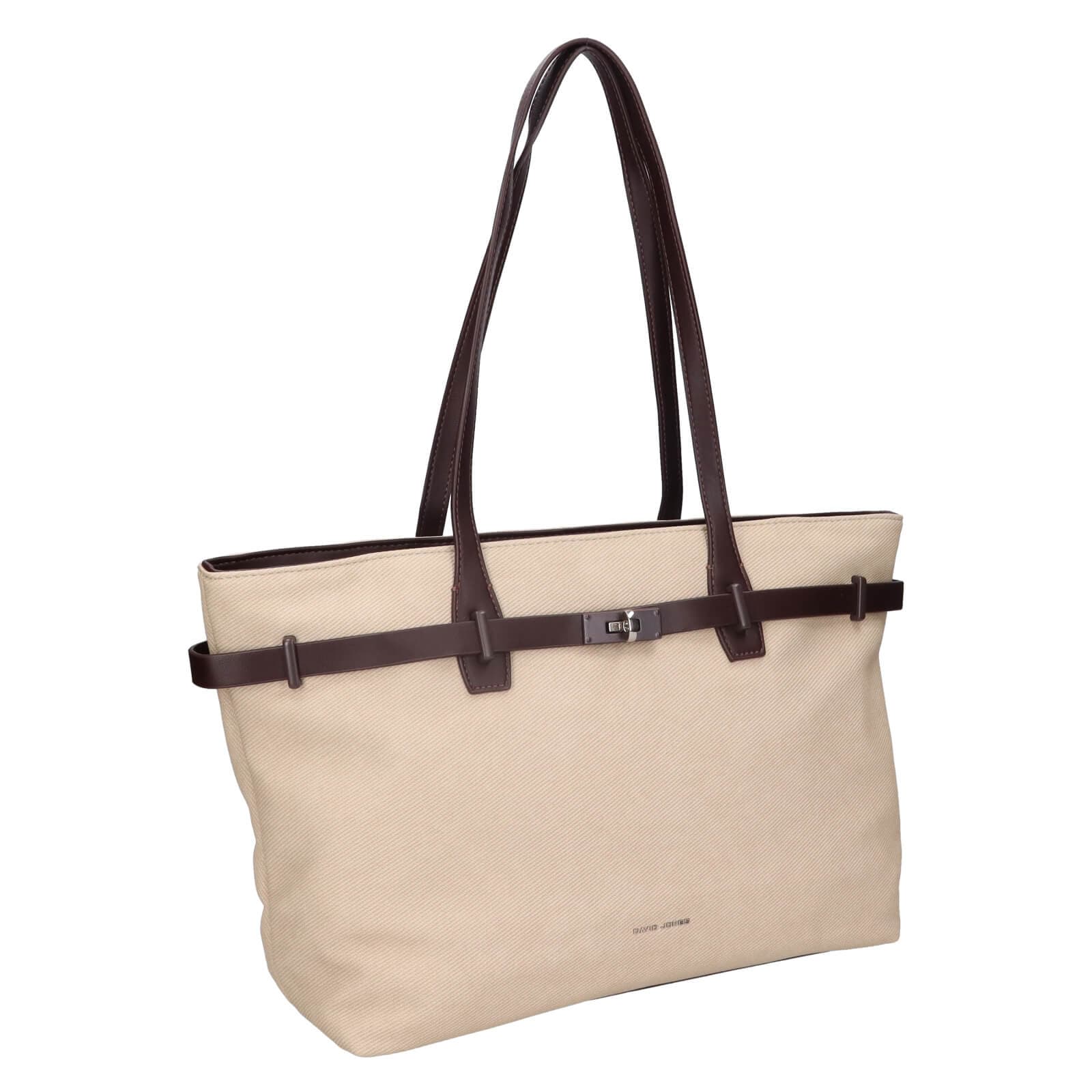Shopper kabelka David Jones Isaline, krémová 2