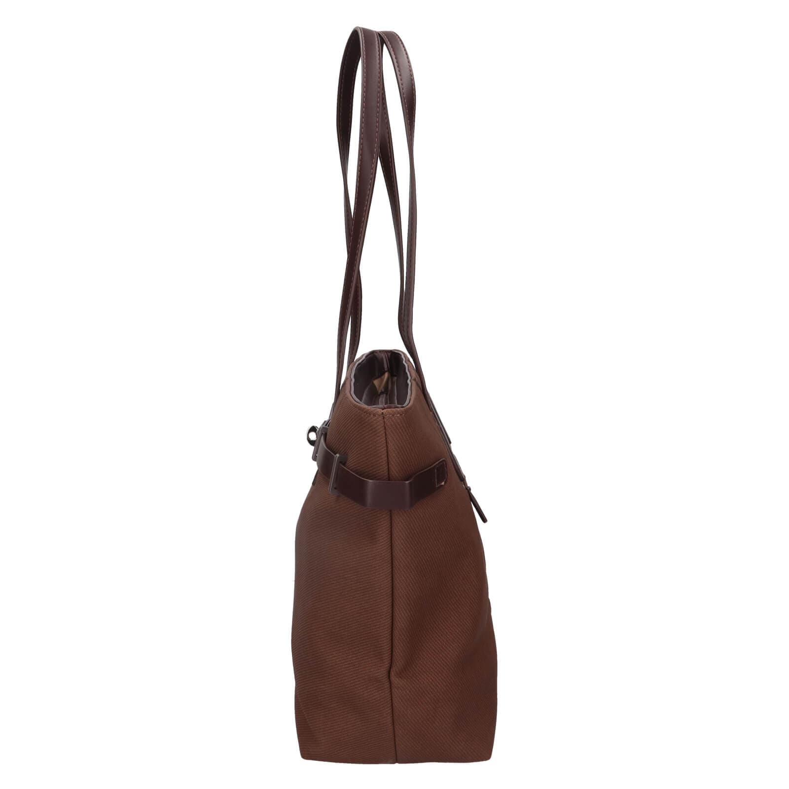 Shopper kabelka David Jones Isaline, hnědá 4