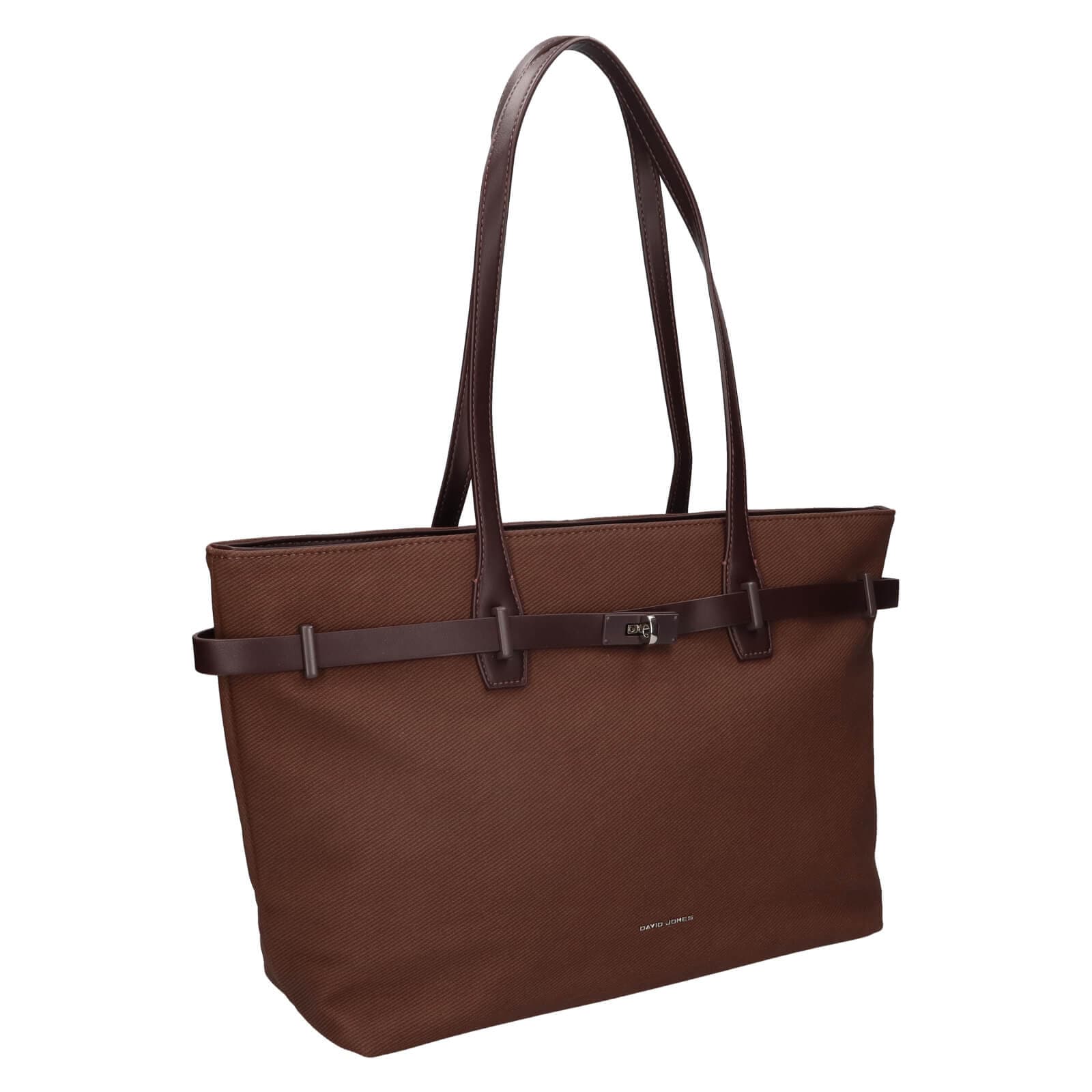 Shopper kabelka David Jones Isaline, hnědá 2