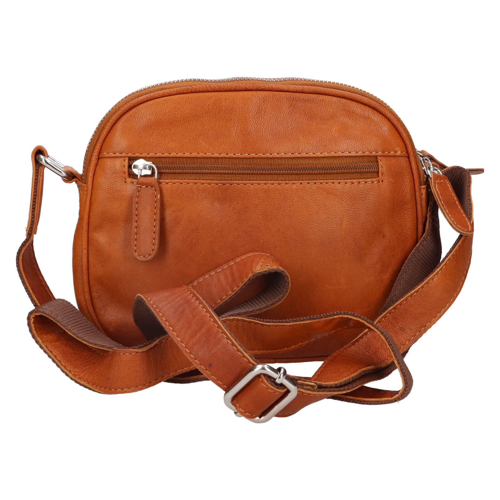 Kožená crossbody kabelka Greenwood Vigi, hnědá 3