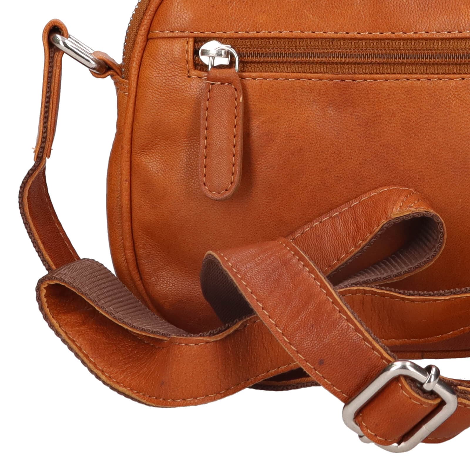 Kožená crossbody kabelka Greenwood Vigi, hnědá 5