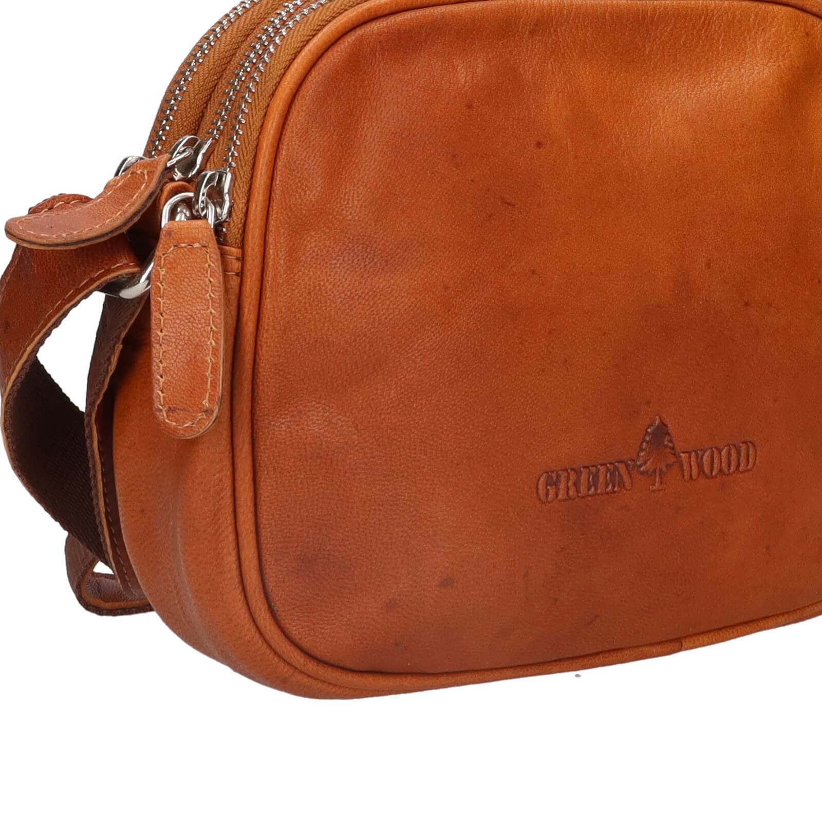 Kožená crossbody kabelka Greenwood Vigi, hnědá 6
