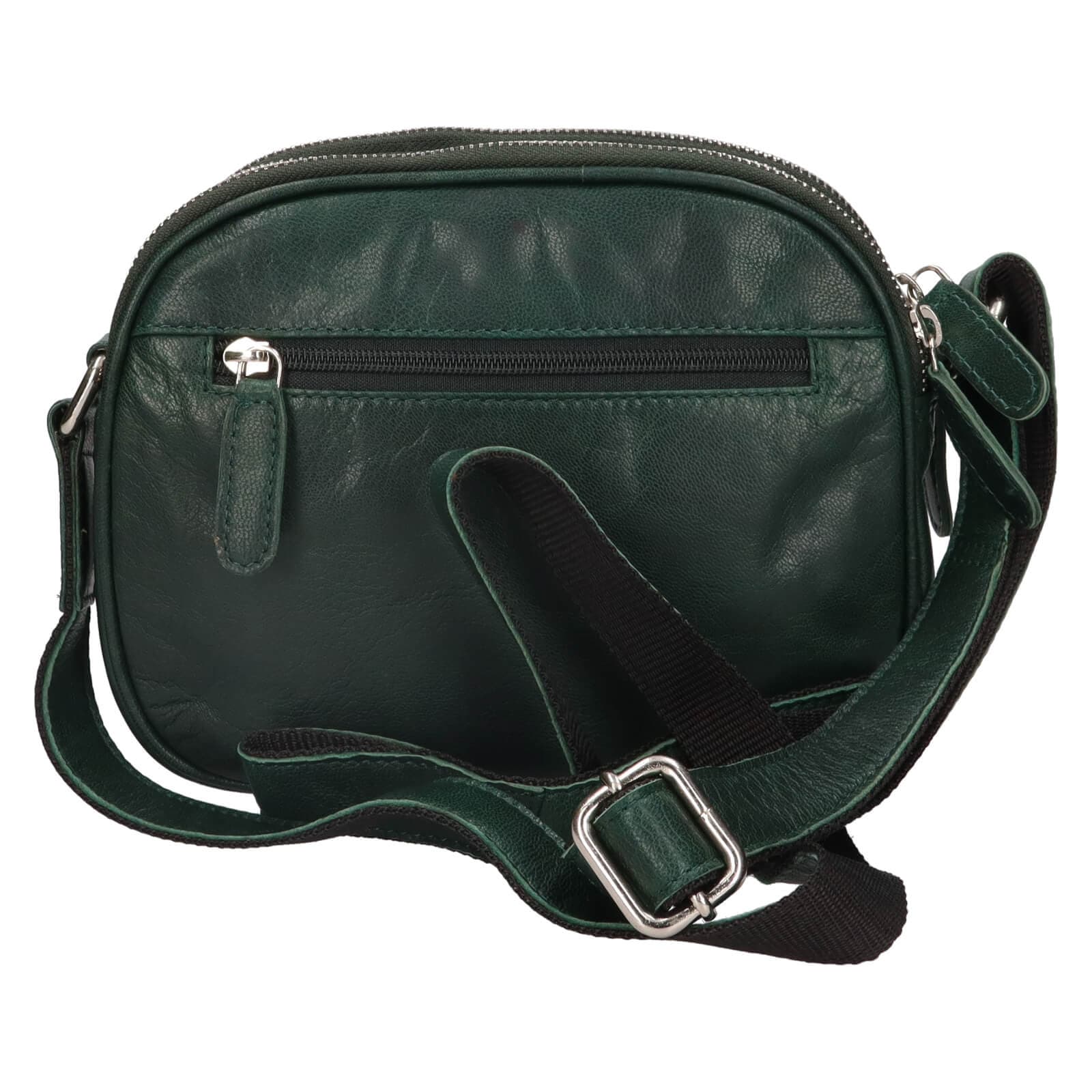 Kožená crossbody kabelka Greenwood Vigi, zelená 3