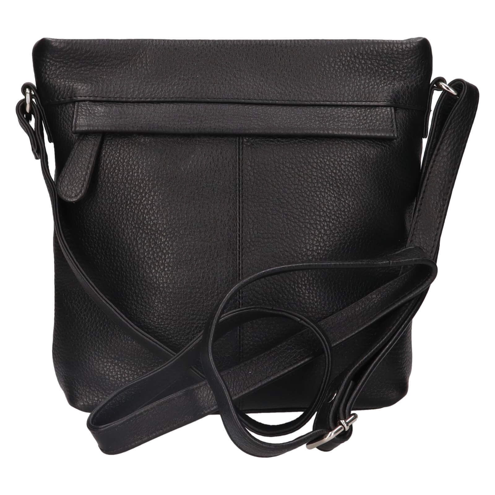 Kožená crossbody kabelka Justified Rosalie, černá 3
