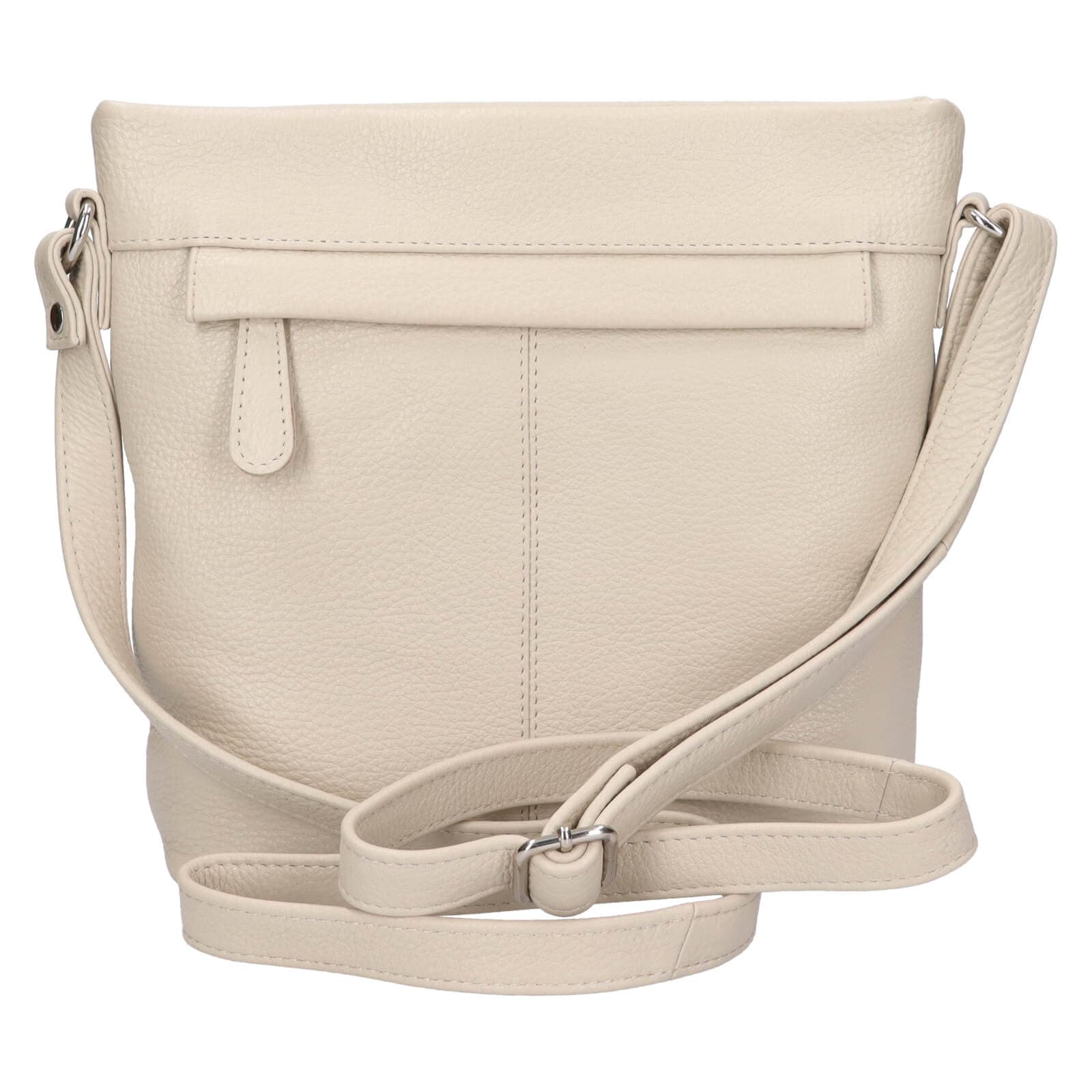 Kožená crossbody kabelka Justified Rosalie, béžová 3