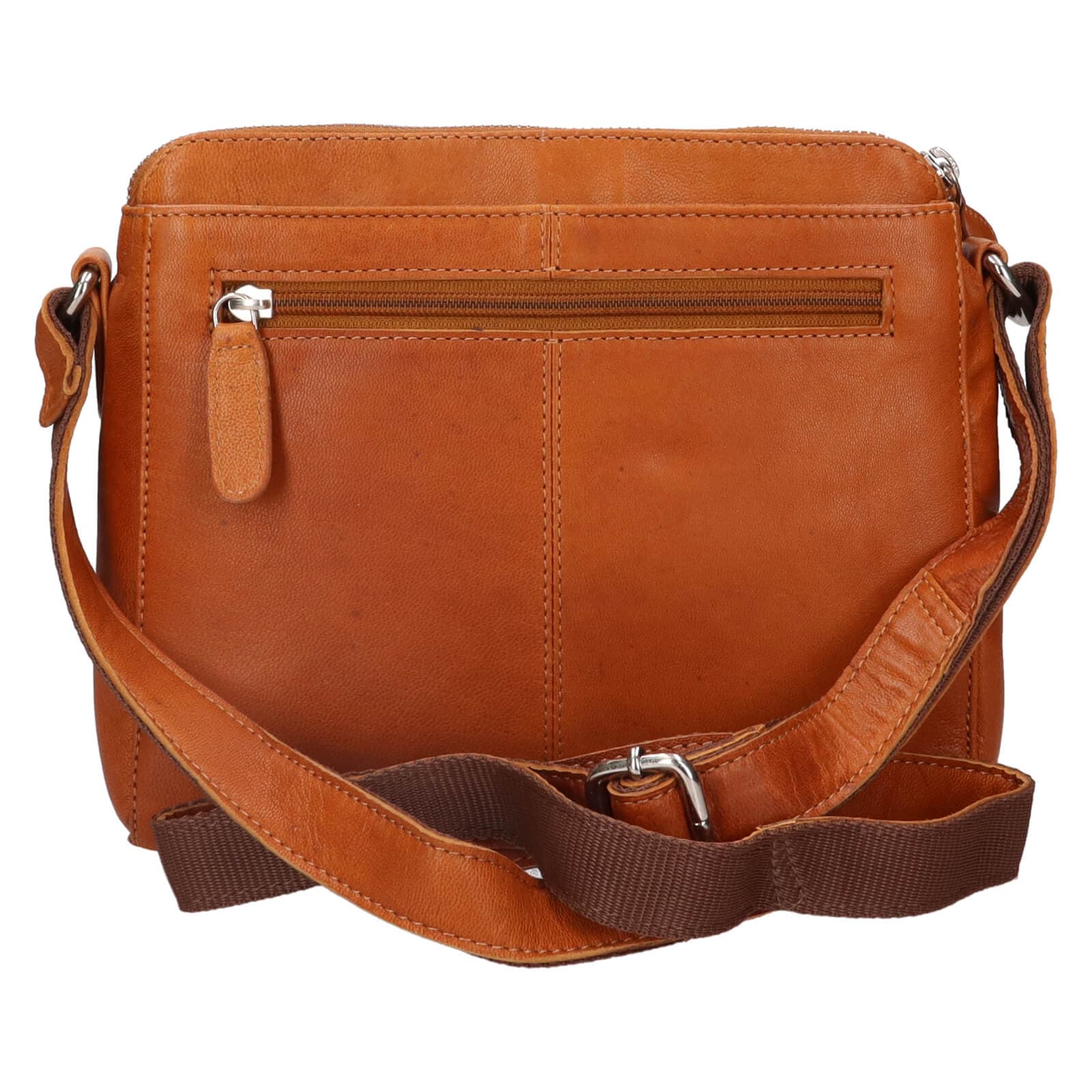 Kožená crossbody kabelka Greenwood Melony, hnědá 3