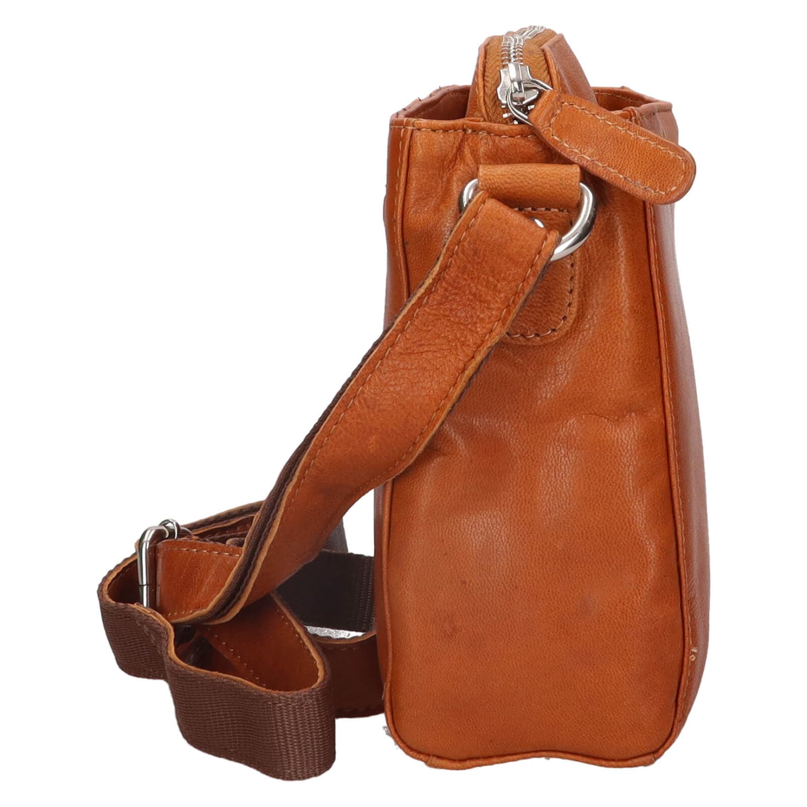 Kožená crossbody kabelka Greenwood Melony, hnědá 4