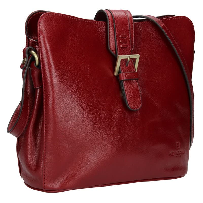 Kožená crossbody kabelka Hexagona Karles 2