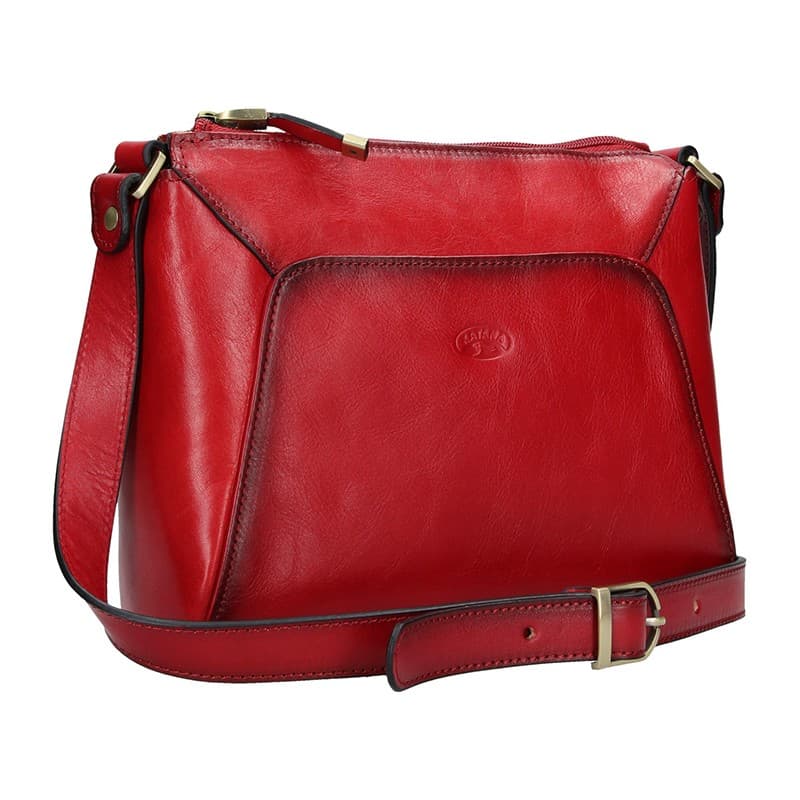 Kožená crossbody kabelka Katana Selma, černá 2