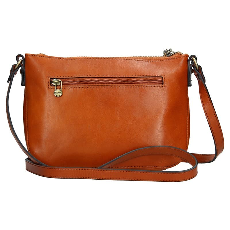 Kožená crossbody kabelka Katana Rena, černá 3