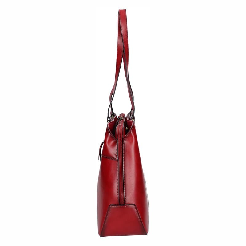 Elegantní kožená kabelka Katana Paloma, hnědá 4