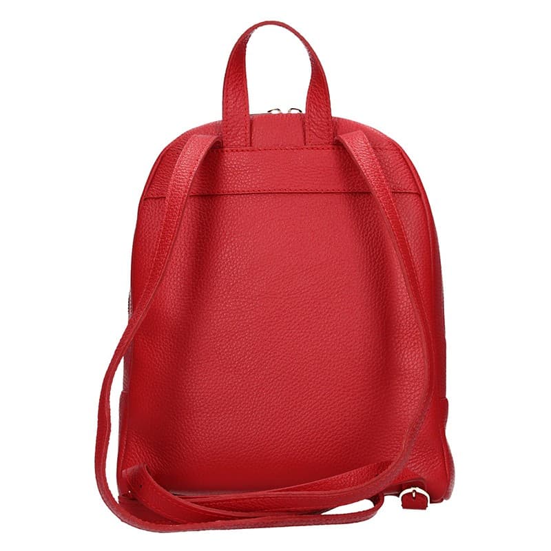 Kožený batoh Facebag Paloma, červená 4