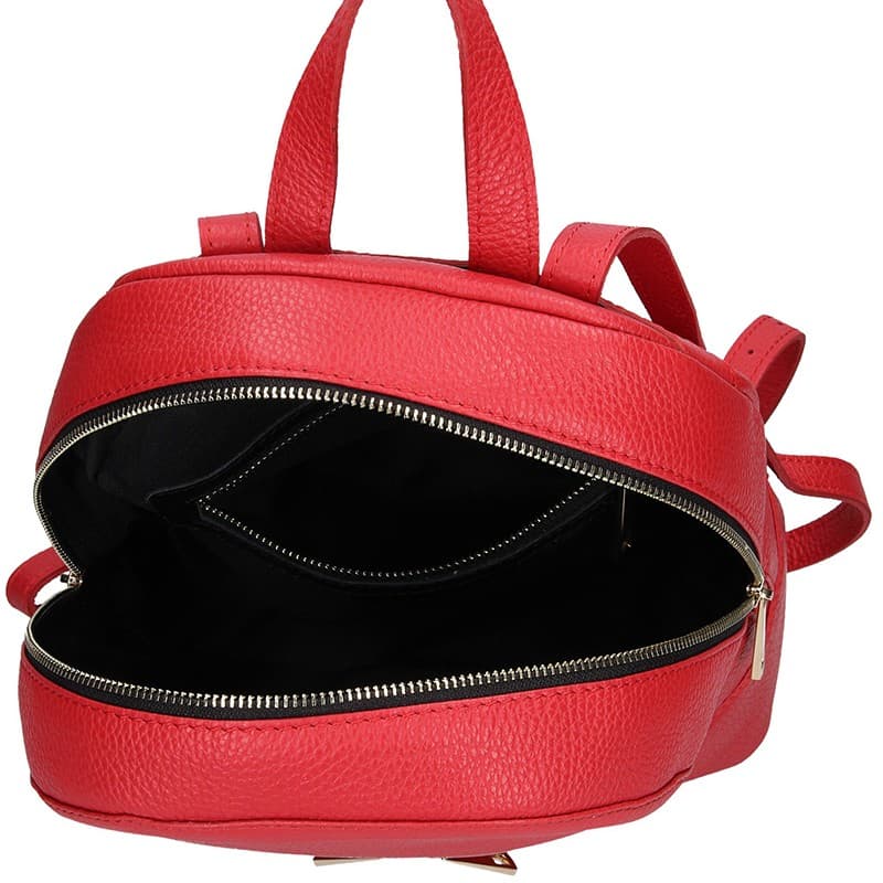 Kožený batoh Facebag Paloma, červená 6