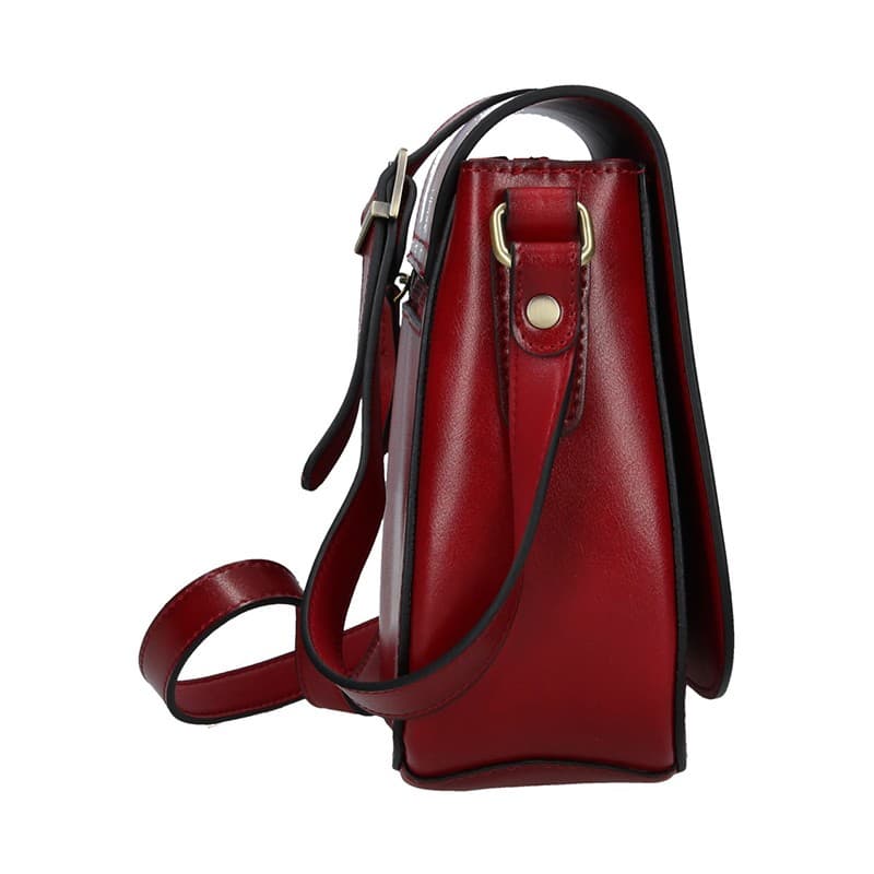 Kožená crossbody kabelka Katana Zina, černá 4
