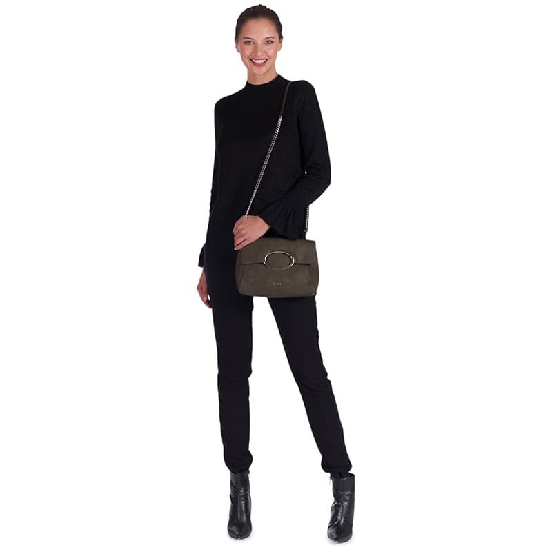 Crossbody kabelka Emily & Noah Elma, zelená 5