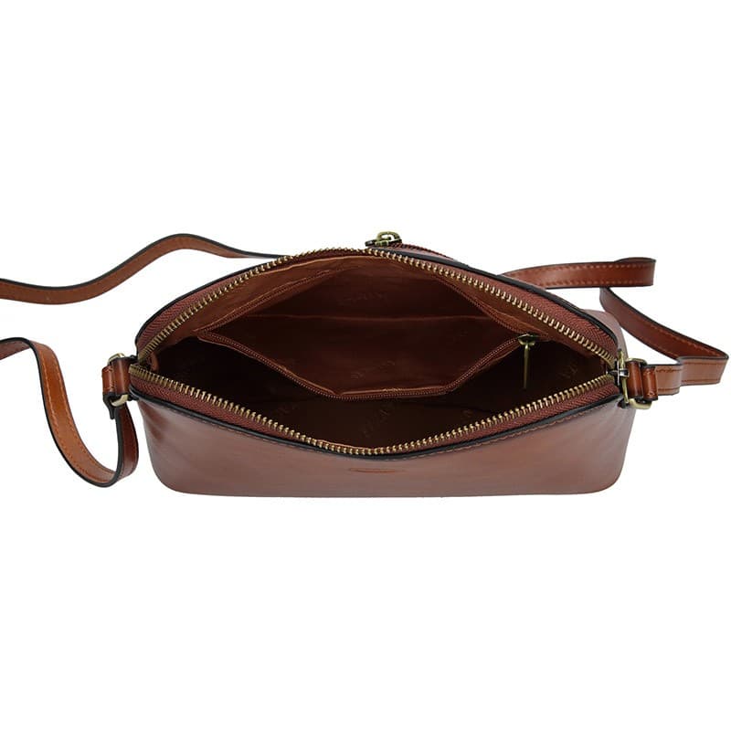 Kožená crossbody kabelka Katana Nicolet, černá 6