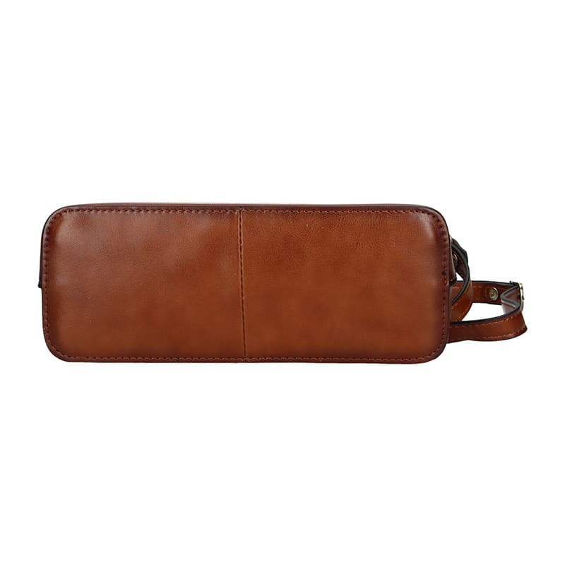 Kožená crossbody kabelka Katana Nicolet, hnědá 5