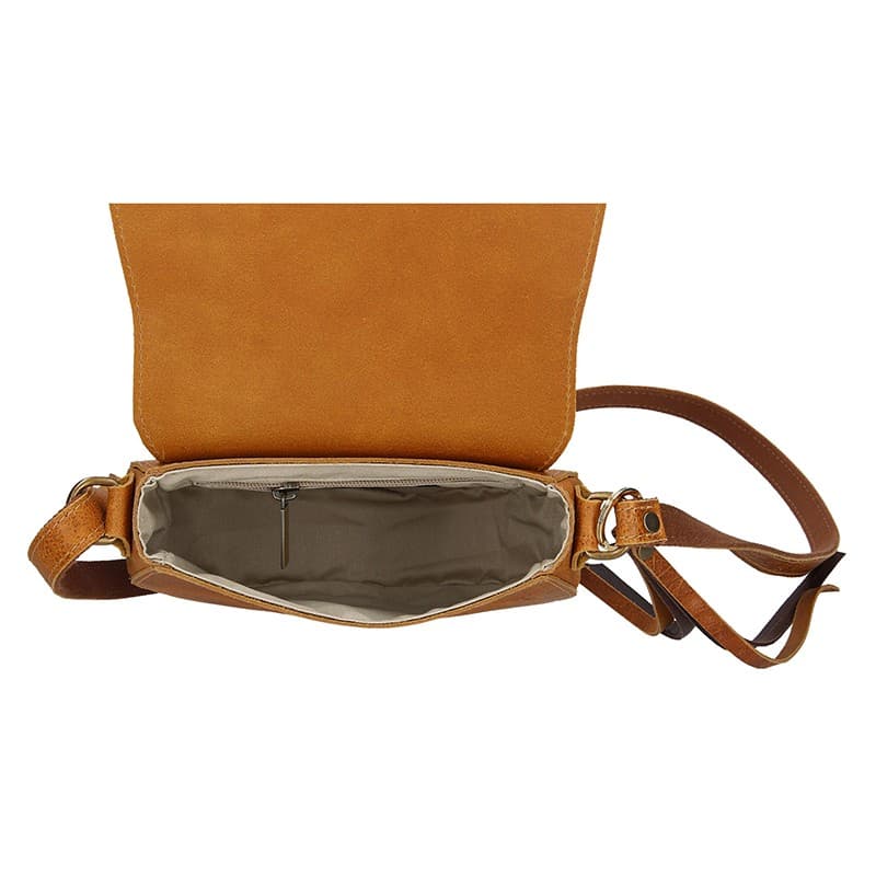Luxusní kožené crossbody Daag Inke, hnědá 5